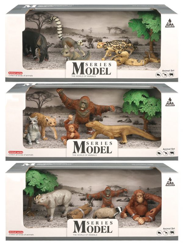 Vivi solid jungle animal model toy