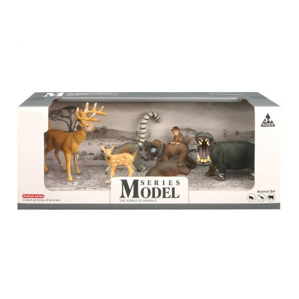Realistic jungle plastic animal model