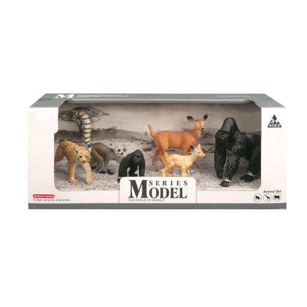Wildlife plastic animal model toys