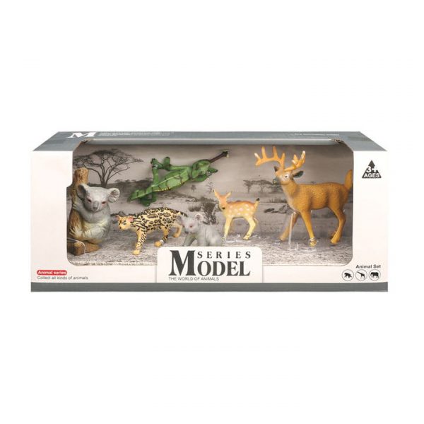 Wildlife plastic animal model toys