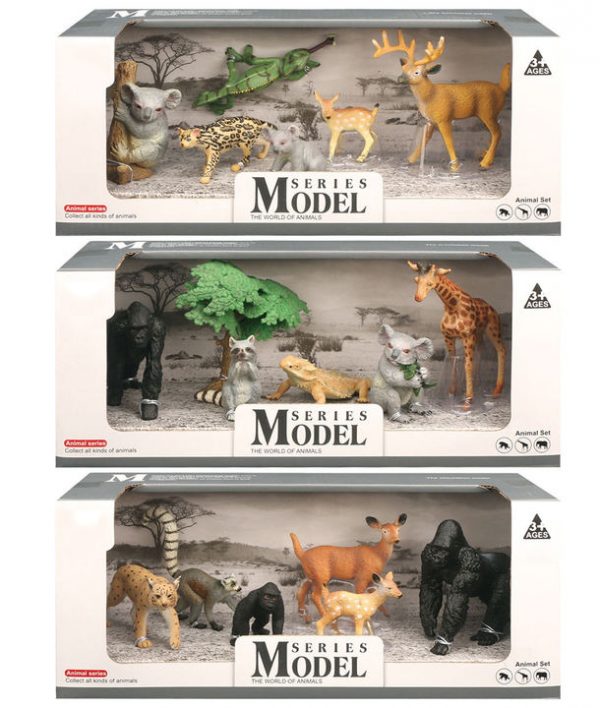 Wildlife plastic animal model toys