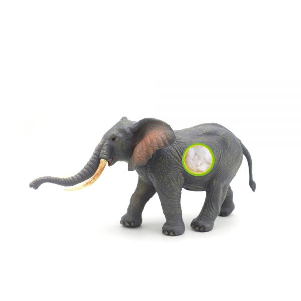 Filled cotton elephant toy vinyl animal