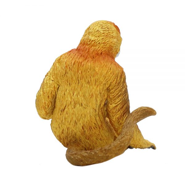 Solid vivid plastic wild animal toy PVC model golden monkey