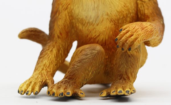 Solid vivid plastic wild animal toy PVC model golden monkey