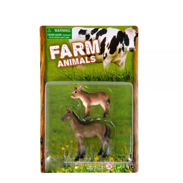 Farm animal horse model plastic toy