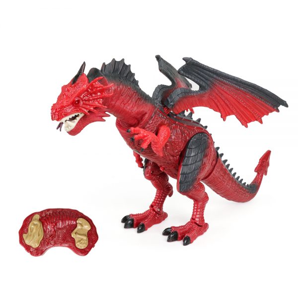 RC hobby plastic infrared radio control dragon toy with light and music
