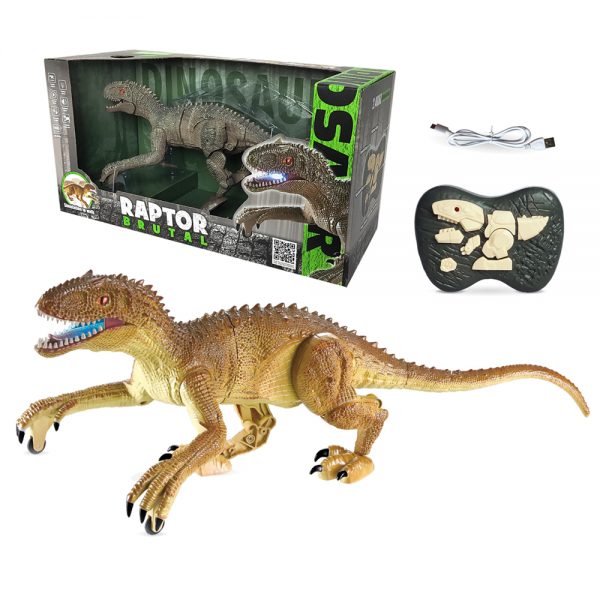 Velociraptor walking toy plastic remeto control dinosaur with sound
