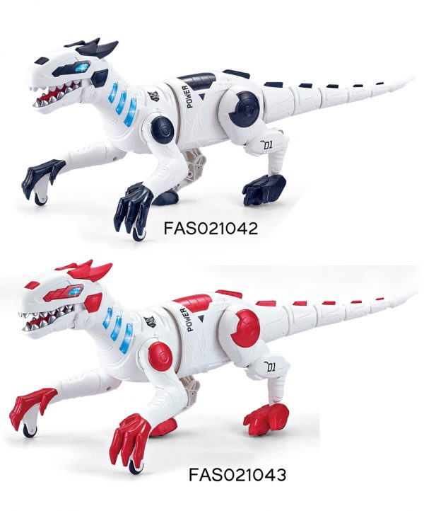 Plastic diy assembly robot rc toy dinosaur