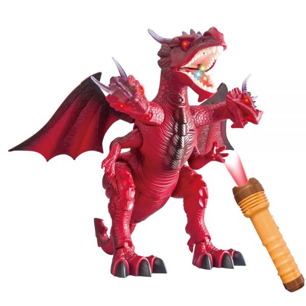 Head swing moving walking roar sound remote control dragon rc toy