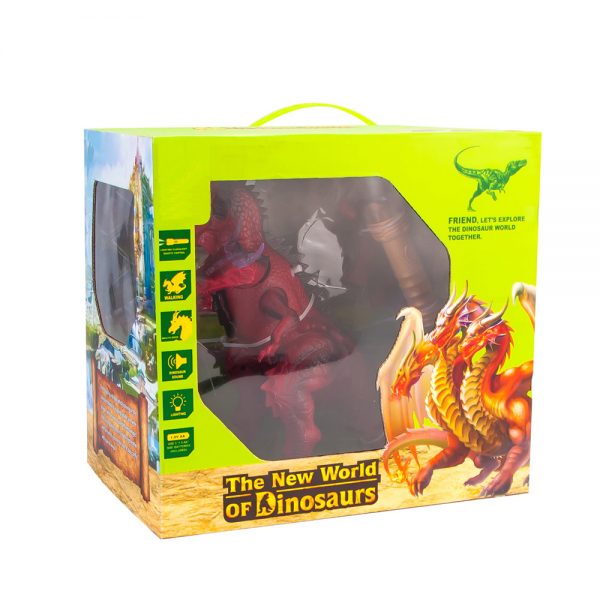 Head swing moving walking roar sound remote control dragon rc toy