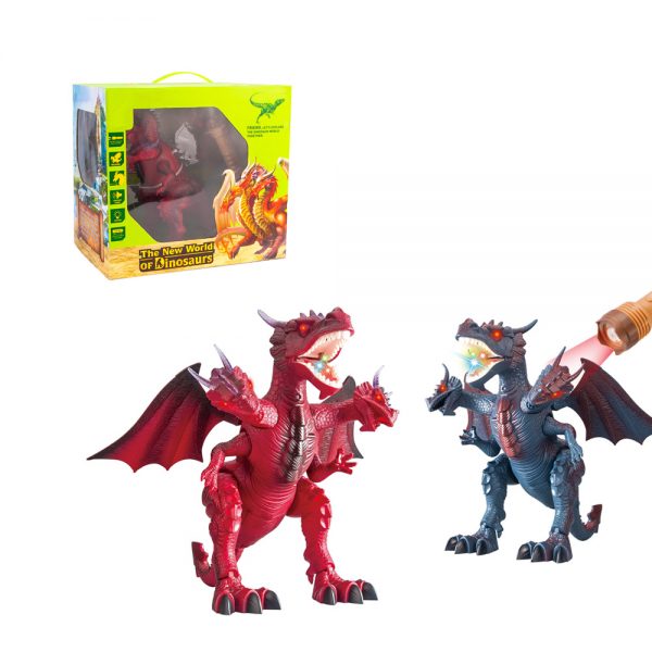 Head swing moving walking roar sound remote control dragon rc toy