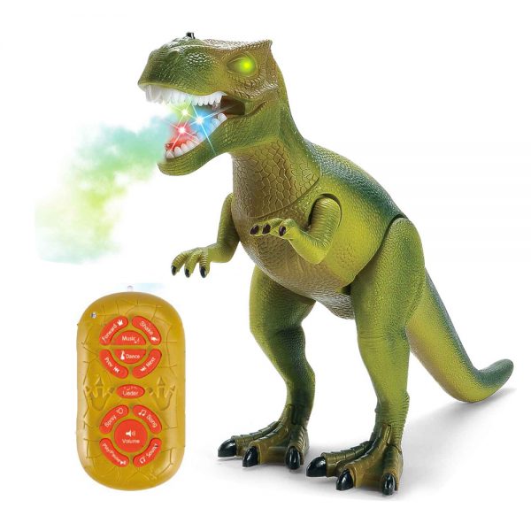 Walking T-REX model remote control spray dinosaur toy with sound