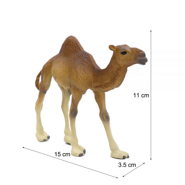 PVC wild animal toy solid plastic camel model