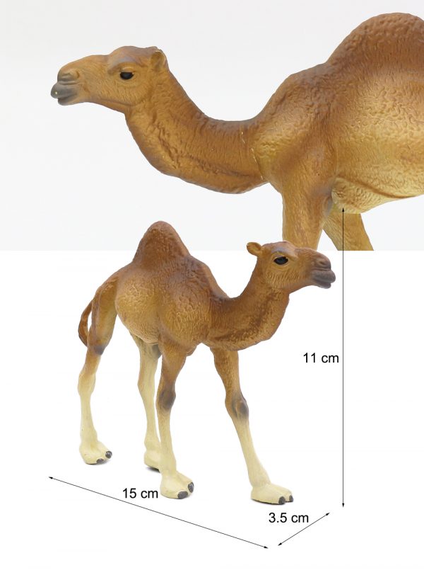 PVC wild animal toy solid plastic camel model