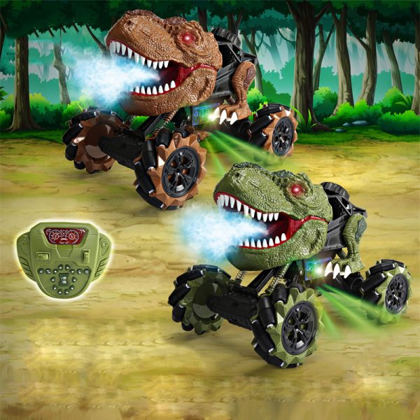 1/12 2.4G Drifting Spray dancing plastic toy radio control dinosaur car