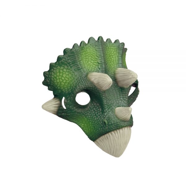 Triceratops plastic PVC realistic dinosaur head mask