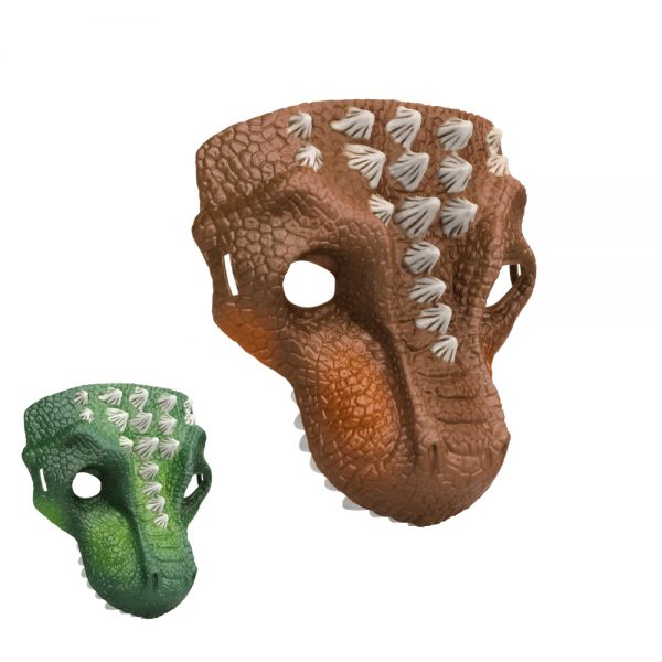 Plastic PVC T-rex dinosaur mask toy