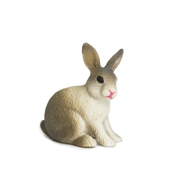 Farm animal minute model gift PVC solid toy plastic rabbit