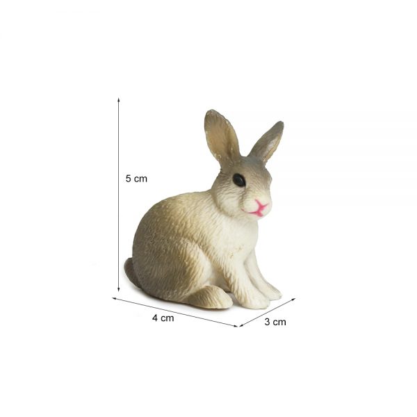 Farm animal minute model gift PVC solid toy plastic rabbit