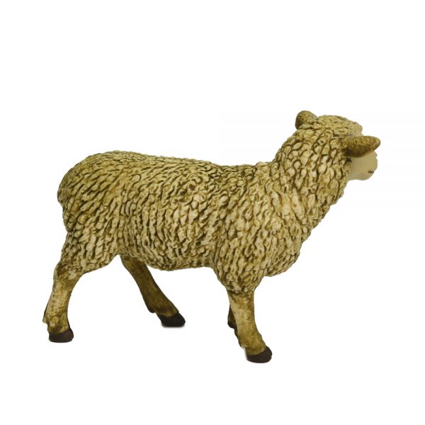 Solid PVC black sheep model farm animals high quality plastic toys