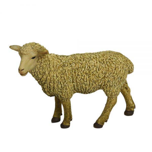 Solid PVC black sheep model farm animals high quality plastic toys