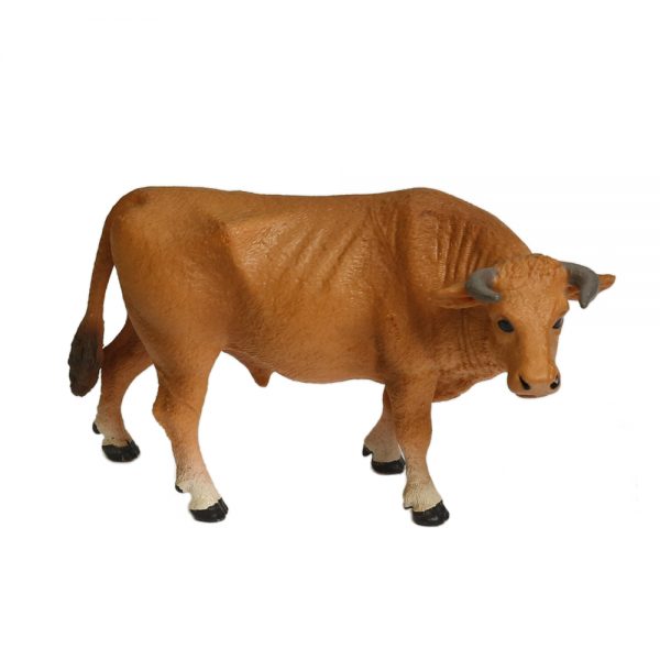 High simulation solid farm animal series 3d plastic model cow and cattle