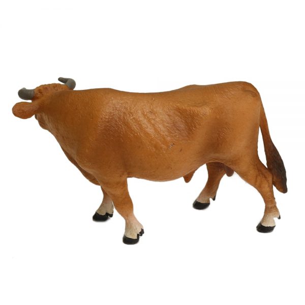 High simulation solid farm animal series 3d plastic model cow and cattle