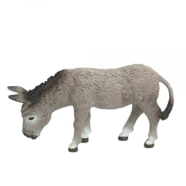 Plastic PVC solid model toy donkey