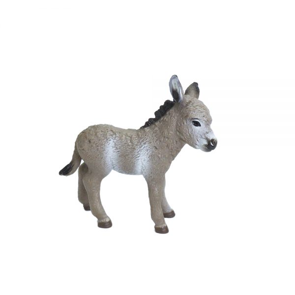 Plastic PVC solid model toy donkey