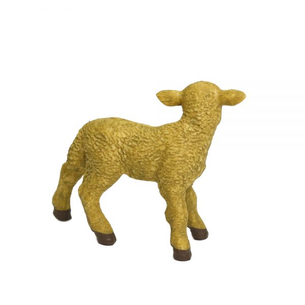 Solid PVC black sheep model farm animals high quality plastic toys