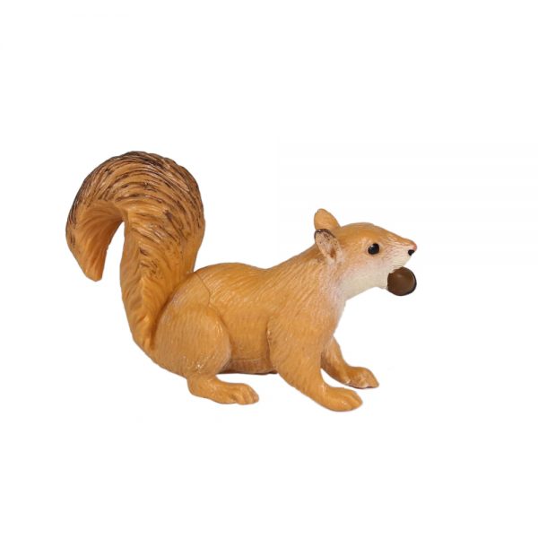 Forest animal model solid realistic mini plastic squirrel toy