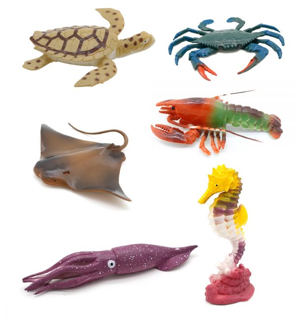 Sea life model plastic pvc ocean animal toys