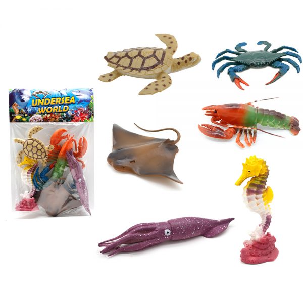 Sea life model plastic pvc ocean animal toys