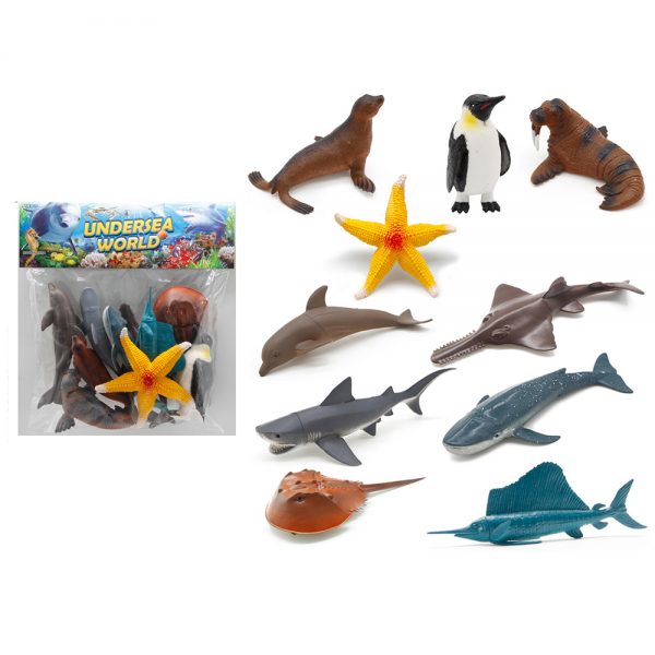 PVC sea life toys plastic ocean world ocean animal