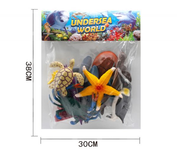 PVC model plastic sea animals toys
