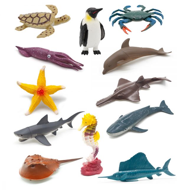 PVC model plastic sea animals toys
