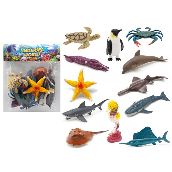 PVC model plastic sea animals toys