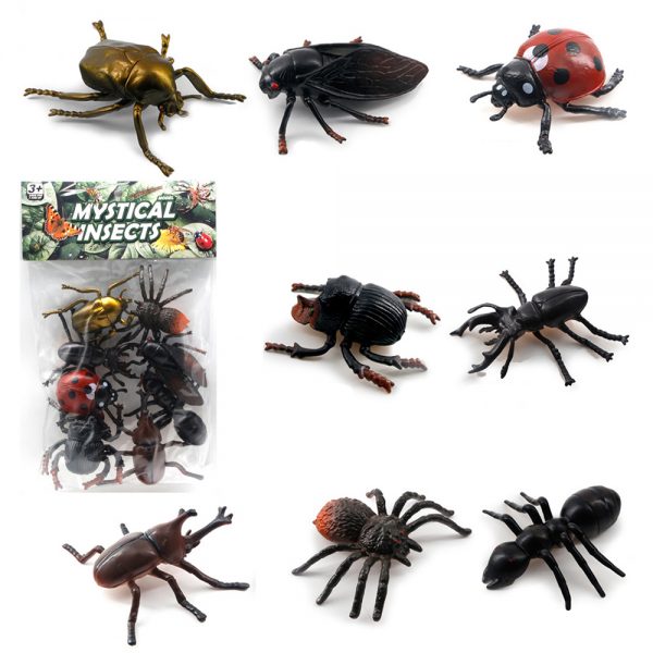 PVC insect spider ant model plastic beatle model toy
