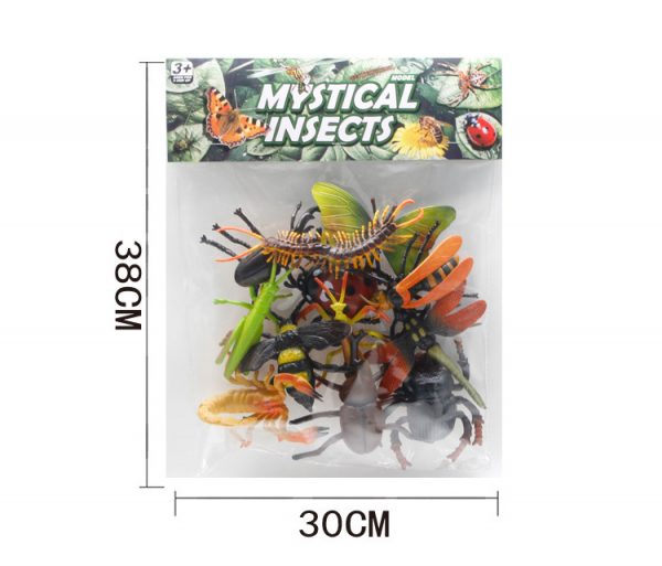Vivid 12 kinds mixed packaging plastic scorpion insects toys