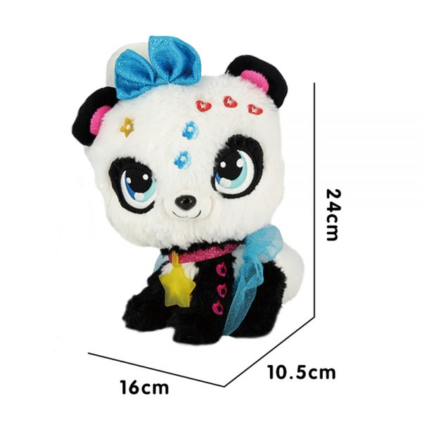 Cotton filled panda model cartoon stuffed&plush toy animal