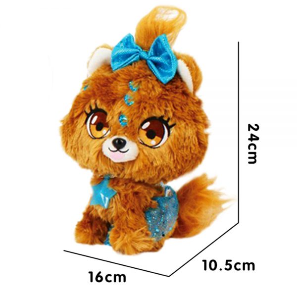 Dress up game dog model soft toy plush animal with cotton filled
