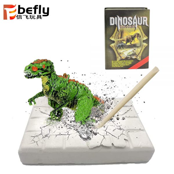 STEM kids learning archaeological kit dig it out toy with book