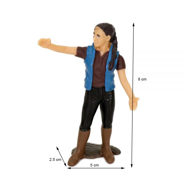 PVC simulation statue farmer diver solid action figure
