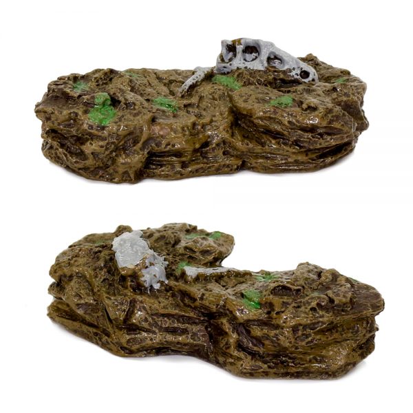 DIY animal dinosaur small theme park tree rock stump PVC simulation statue model toy
