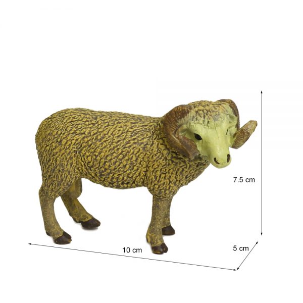 Solid PVC black sheep model farm animals high quality plastic toys