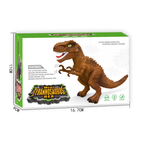 PVC T-rex model plastic toy battery operated dinosaur