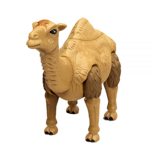 Battery operated plastic walking wild animal model electric toy camel
