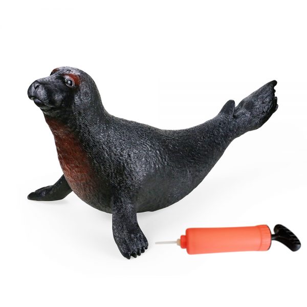 26 inches Vinyl hollow soft plastic inflatable vinyl sea lion model toy