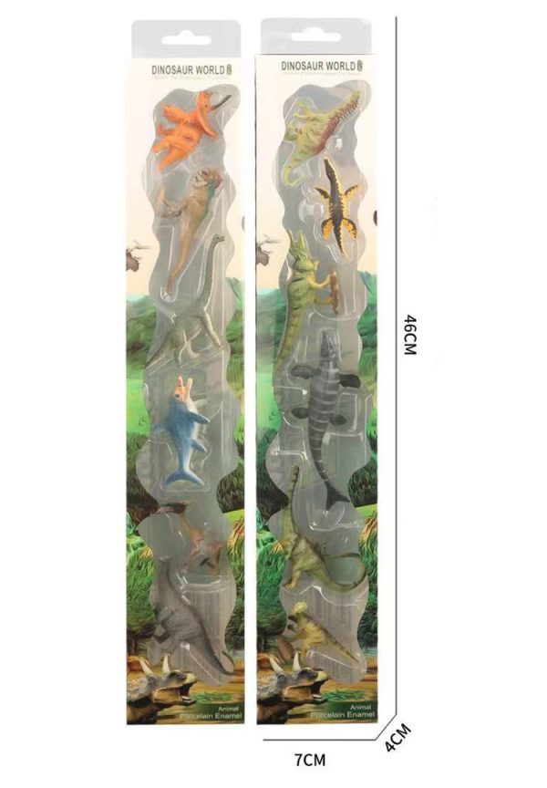 Solid jurassic park world model set mini dinosaur toys