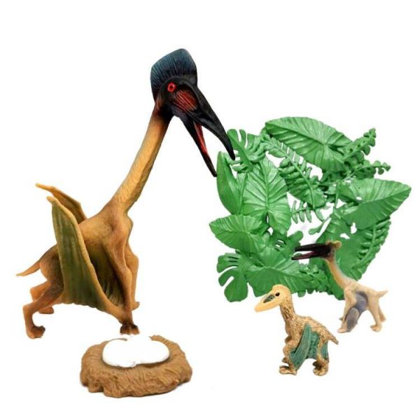 Pterosaur T-rex plastic dinosaur toy